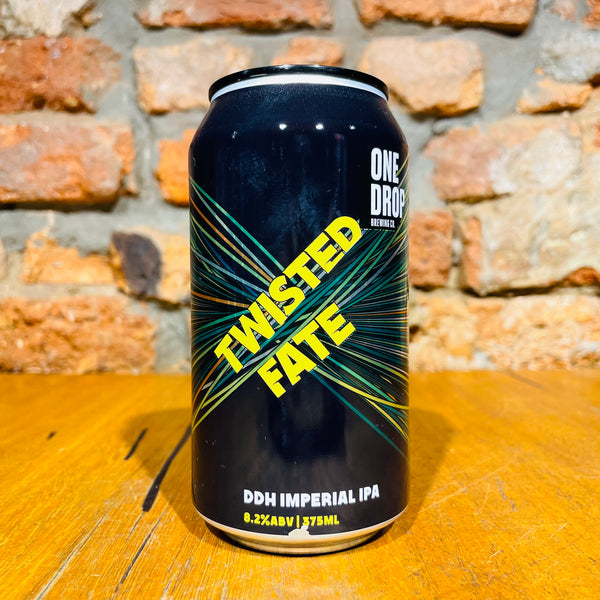 One Drop Brewing Co., Twisted Fate DDH Imperial IPA, 375ml