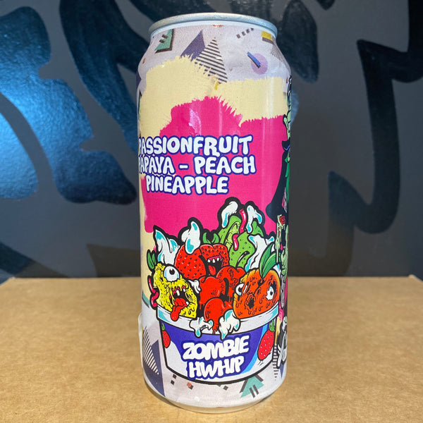 Beer Zombies Brewing Co., Zombie Hwhip: Passionfruit, Papaya, Peach, Pineapple, 473ml