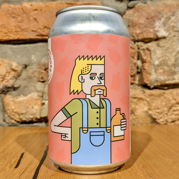 Front view of a can of CoConspirators, Bootlegger, West Coast IPA